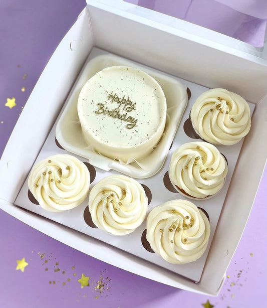 Bento Lunchbox Cake Bundles with Cupcakes